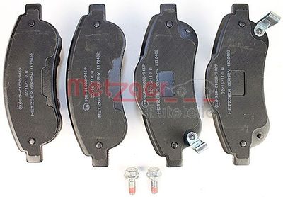 BREMSBELAGSATZ SCHEIBENBREMSE METZGER AUTOTEILE 1170482 1