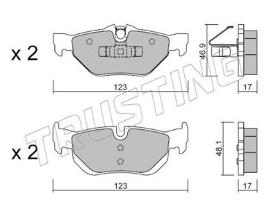 SET PLACUTE FRANA FRANA DISC TRUSTING 6580