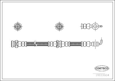 Brake Hose 19033024