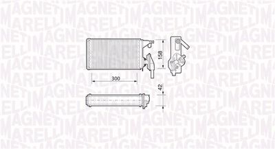 SCHIMBATOR CALDURA INCALZIRE HABITACLU MAGNETI MARELLI 350218063000 1