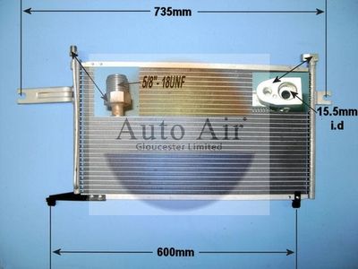 Condenser, air conditioning Auto Air Gloucester 16-1235