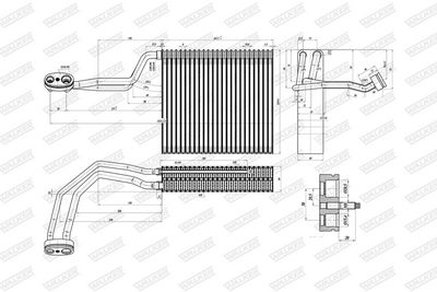 VERDAMPFER KLIMAANLAGE WALKER WEV00036 6
