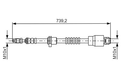 BOSCH Bremsschlauch