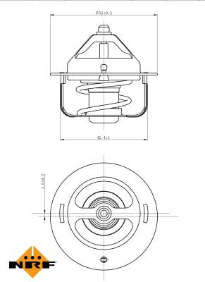 Thermostat, coolant 725120