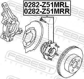 Wheel Hub 0282-Z51MRL