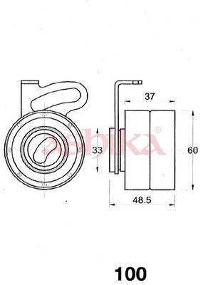 MECANISM TENSIONARE CUREA DISTRIBUTIE ASHIKA 4501100 1