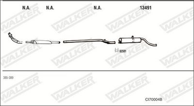 SISTEM DE ESAPAMENT WALKER CI70004B