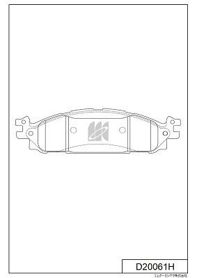 MK Kashiyama D20061H Тормозные колодки и сигнализаторы  для FORD USA  (Форд сша Флеx)