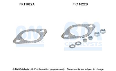 zestaw montażowy, filtr sadzy / filtr cząstek stałych BM CATALYSTS FK11022