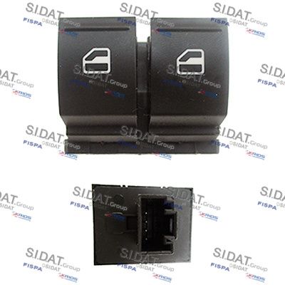 Выключатель, стеклолодъемник SIDAT 5.145135A2 для SEAT IBIZA