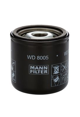 Filtr, pracovní hydraulika MANN-FILTER WD 8005