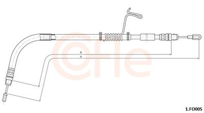 CABLU FRANA DE PARCARE
