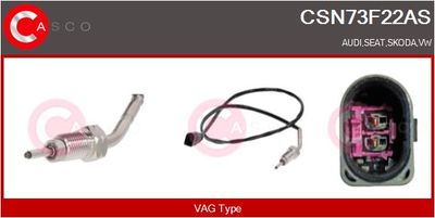 SENZOR TEMPERATURA GAZE EVACUARE