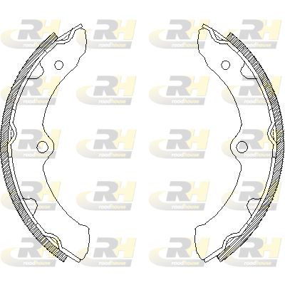 Комплект тормозных колодок ROADHOUSE 4430.00 для TOYOTA LITEACE