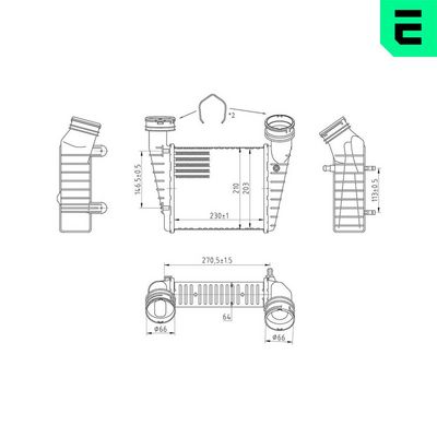 INTERCOOLER COMPRESOR