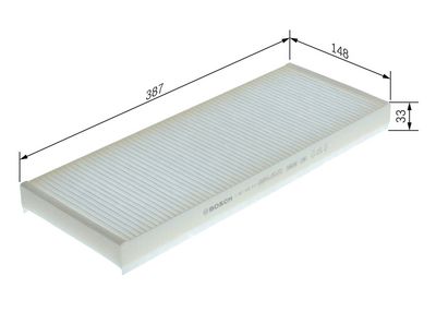 BOSCH Filtras, salono oras