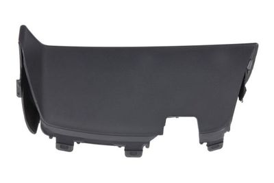 Grillestrip vooraan Voor Links (Buitenkant, plastic, black-matt) past: PORSCHE MACAN 95B 07.18-