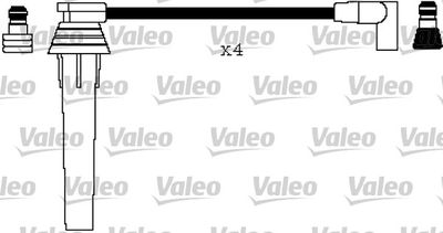 Комплект проводов зажигания VALEO 346185 для CHRYSLER NEON