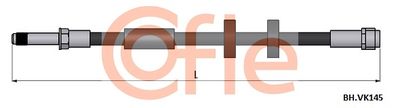 Тормозной шланг COFLE 92.BH.VK145 для AUDI A8