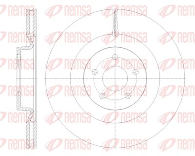 REMSA 62114.10 Гальмівні диски 