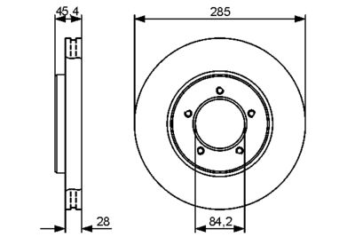 DISC FRANA BOSCH 0986479427