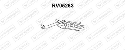Глушитель выхлопных газов конечный VENEPORTE RV05263 для ROVER 45