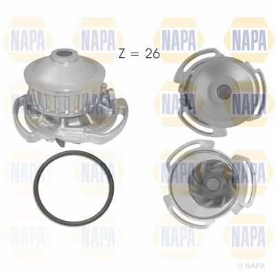 Water Pump, engine cooling NAPA NWP1009