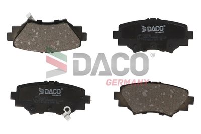 Комплект тормозных колодок, дисковый тормоз DACO Germany 322241 для MAZDA 3