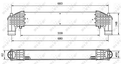 INTERCOOLER COMPRESOR NRF 30108A 4