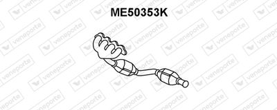 Катализатор коллектора VENEPORTE ME50353K для MERCEDES-BENZ B-CLASS