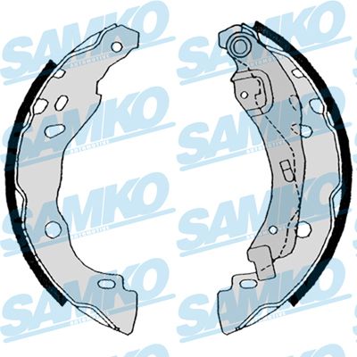 Комплект тормозных колодок SAMKO 88630 для LADA XRAY