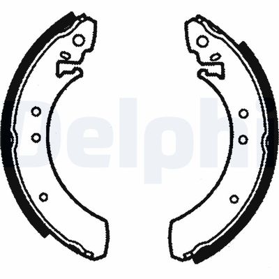 Zestaw szczęk hamulcowych DELPHI LS1068