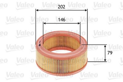 въздушен филтър VALEO 585642