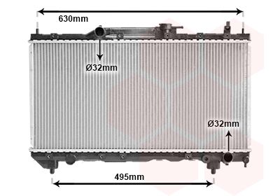 RADIATOR RACIRE MOTOR VAN WEZEL 53002283