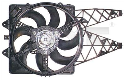 Вентилятор, охлаждение двигателя TYC 809-1004 для ABARTH GRANDE
