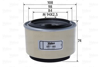 Топливный фильтр VALEO 587180 для CHRYSLER VOYAGER