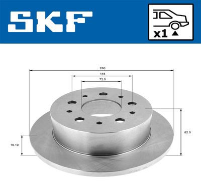 Brake Disc VKBD 90131 S1