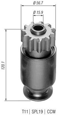 MAGNETI MARELLI Krumpliaratis, starteris