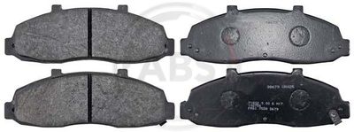 Zestaw klocków hamulcowych, hamulce tarczowe A.B.S. 38679
