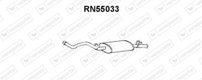 Глушитель выхлопных газов конечный VENEPORTE RN55033 для RENAULT 11