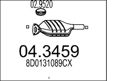 CATALIZATOR MTS 043459