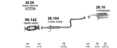 SISTEM DE ESAPAMENT POLMO POLMO00978