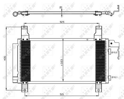 CONDENSATOR CLIMATIZARE NRF 35464 6