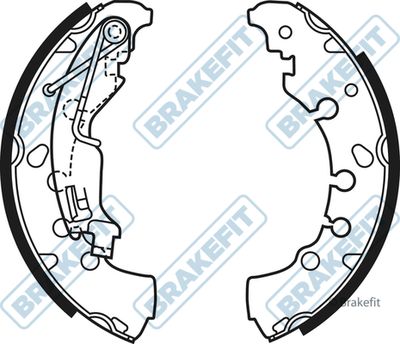 APEC Brake Shoe Set BSH1049