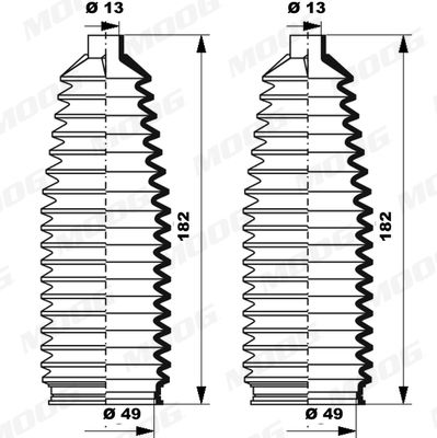 ANSAMBLU BURDUF DIRECTIE MOOG K150236 1