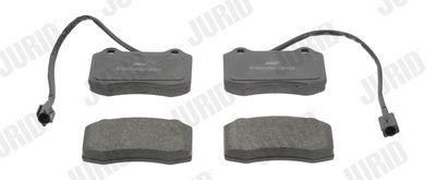 Комплект тормозных колодок, дисковый тормоз JURID 573079J для ALFA ROMEO 147
