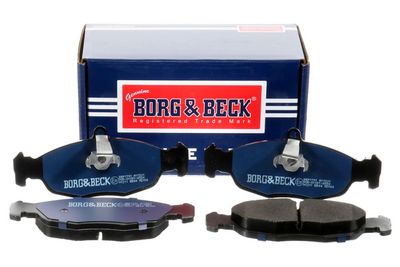 комплект спирачно феродо, дискови спирачки BORG & BECK BBP1791