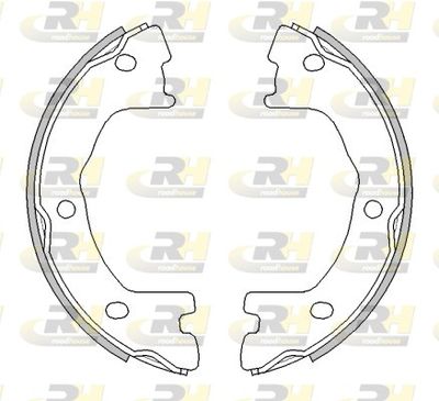 Szczęka hamulcowa, hamulec postojowy ROADHOUSE 4524.00
