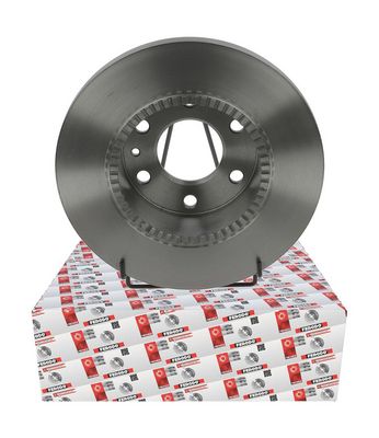 Brake disc Achter Links/Rechts (met ABS ring) past: IVECO DAILY III, DAILY IV, DAILY V, DAILY VI 2.3D-Electric 01.04-