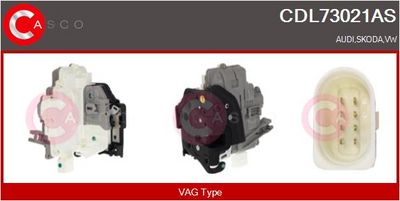 Zámek dveří CASCO CDL73021AS